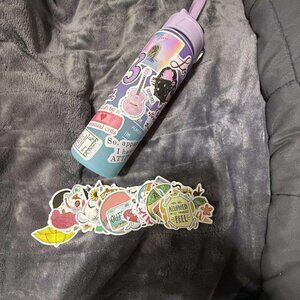 Taylor Swift Aesthetic Plastic Water Bottle With Extra Stickers